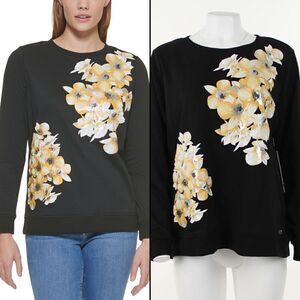 Calvin Klein Long Sleeve Floral Sweatshirt